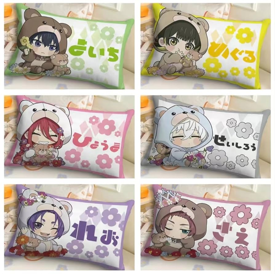 ブルーロック　クッション Amazon｜ブルーロック 抱き枕 背当て 潔世一 蜂楽廻 千切 豹馬